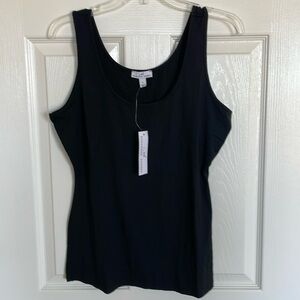 New! Shavonne Dorsey Women's Black Scoop Neck
Tank, Size Large
